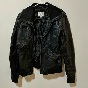 Vegan leather jacket